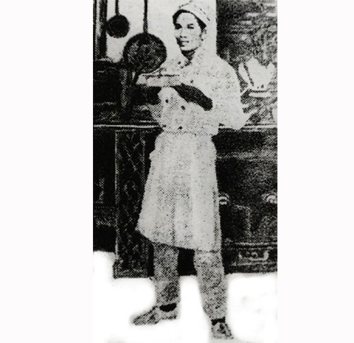 Nguyễn Tất Thành làm phụ bếp trên con tàu Amiran Latusơ Tơrêvin, đưa Người ra đi tìm đường cứu nước năm 1911. (Ảnh tư liệu).