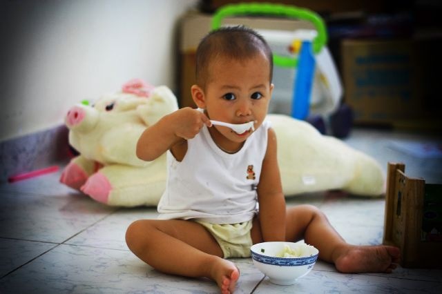 …và biết quan tâm đến bố.