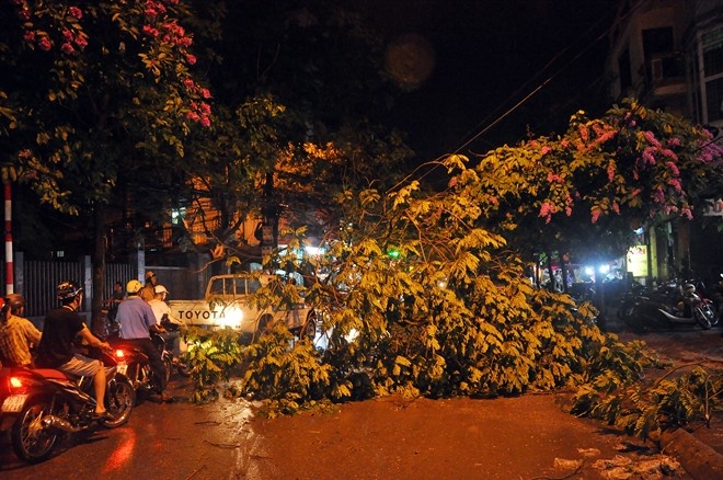Mat dien nhieu quan huyen, EVN Ha Noi 'thanh that xin loi' hinh anh