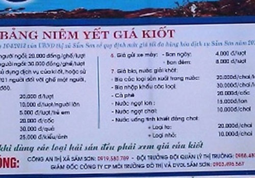 Ban bat pho qua 5.000 dong o Sam Son bi phat 12,5 trieu hinh anh