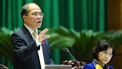 Quoc hoi ra thong cao yeu cau TQ rut gian khoan hinh anh