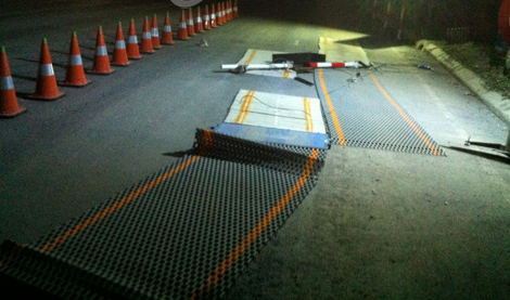 Bi mat chieu pha hoai can dien tu, pha nat duong cua tai xe hinh anh