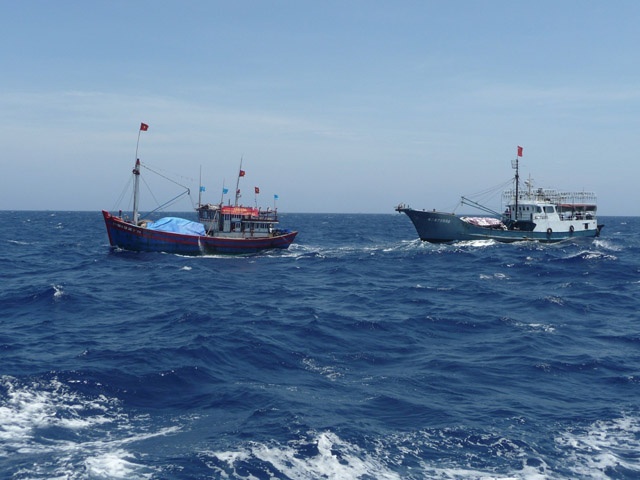 Tau ca Viet bi tau Trung Quoc dam chim la cua mot phu nu hinh anh