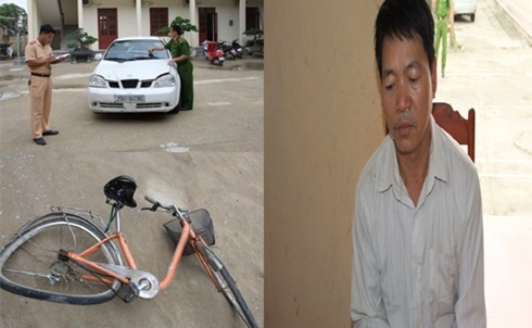 Bo tron va phun son xoa dau vet sau khi gay TNGT chet nguoi hinh anh