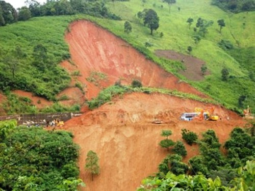 Dong dat lan thu 5 manh 4,3 do richter o Dien Bien hinh anh