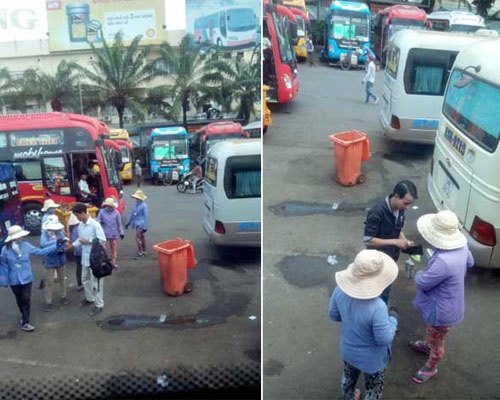 Doi xe ve bam tron va chieu 'cam gium' tai ben xe mien Dong hinh anh