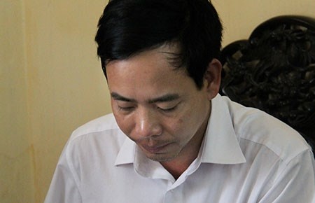 Thẩm phán Nguyễn Duy Hiệp lúc bị bắt.