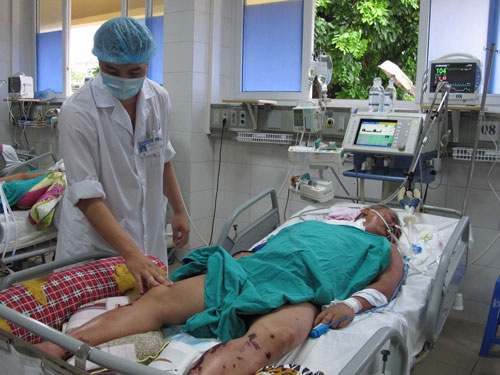 Luom xac lon ve an, 1 nguoi tu vong hinh anh