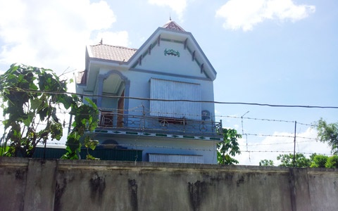 Ngôi nhà hiện tại bà Nga đang sống cùng con gái út ở huyện Nam Đàn.