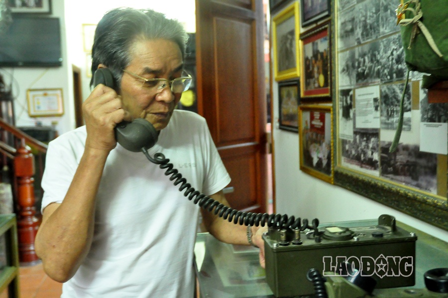 Cùng với những quả bom, đạn, mìn ông Hiệp còn lưu giữ hàng trăm chứng tích về tội ác chiến tranh của đế quốc Mỹ.