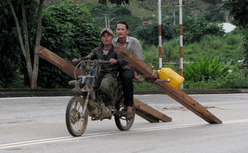 Xe may 'do' nao loan cua khau hinh anh