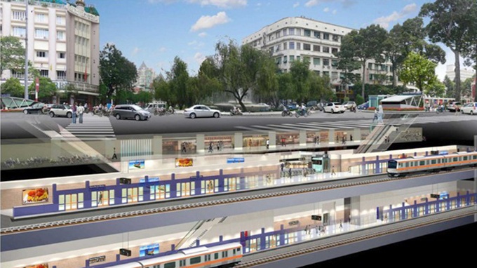 Duong Nguyen Hue se co trung tam thuong mai ngam hinh anh