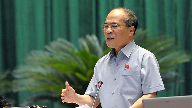 Chủ tịch Quốc hội Nguyễn Sinh Hùng.