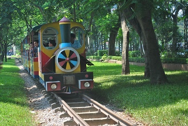 Cong vien Thong Nhat se co bai do xe ngam hinh anh