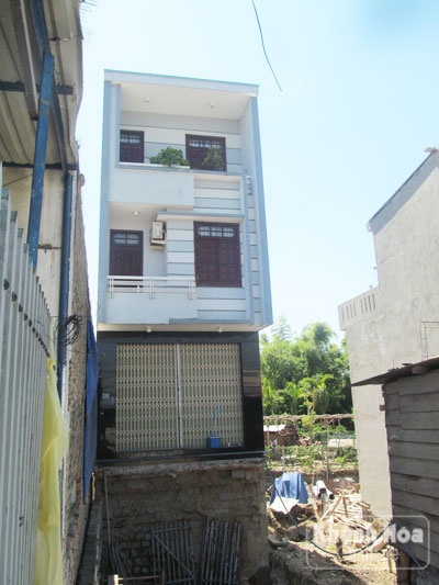 Nhà bà Nga đã lùi vào trong 10m.