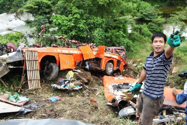 Anh Nguyễn Minh Ngọc - kỹ thuật viên của đơn vị cứu hộ, cho biết: 