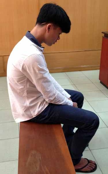 Huỳnh Thanh Đại tại phiên tòa.