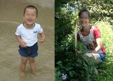 Nu y ta nhan tin vinh biet chong truoc khi om con tu tu hinh anh