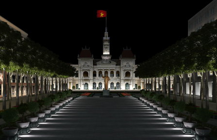 Duong Nguyen Hue se la quang truong TP.HCM hinh anh