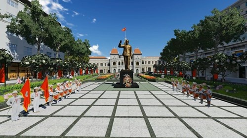 Se khanh thanh tuong dai Bac Ho truoc 30/4/2015 hinh anh