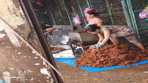 Clip cong nghe lam me vat... bang chan ban hinh anh