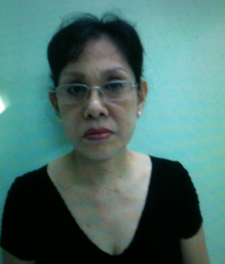  Mỹ Hiến khi bị bắt.