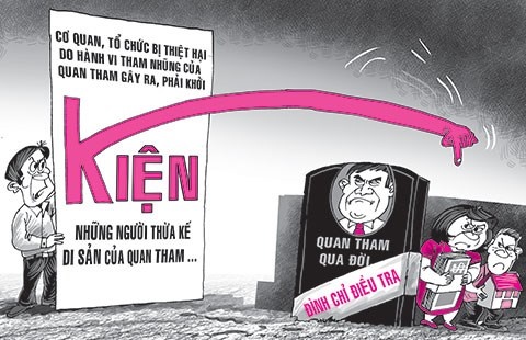 Quan tham chet: Van thu hoi tai san tham nhung hinh anh