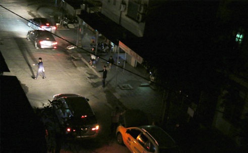 Một góc khu “Ma Cao” ở TP.Đồng Hới về đêm.