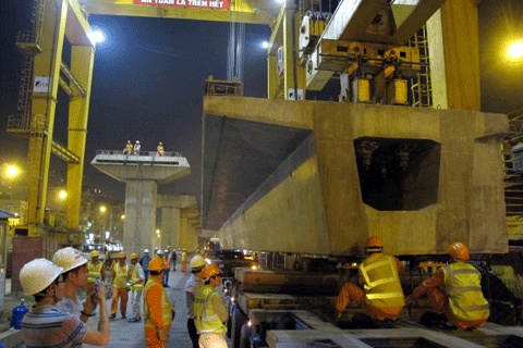 Nam 2016 se chay thu tuyen duong sat tren cao Ha Noi hinh anh