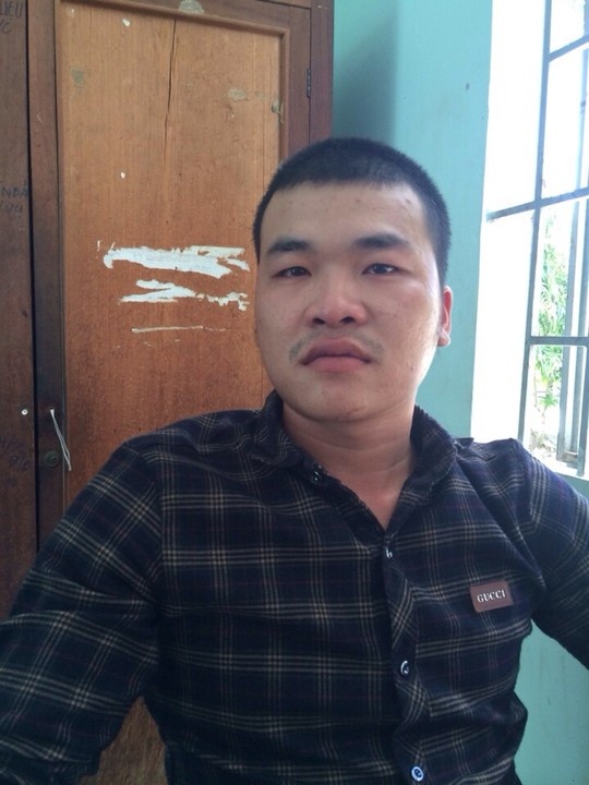 Nguyễn Hoài Nam tại công an tỉnh Ninh Thuận.