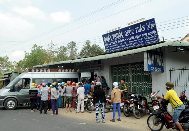 Tu vong sau khi uong thuoc tai quay thuoc tay hinh anh