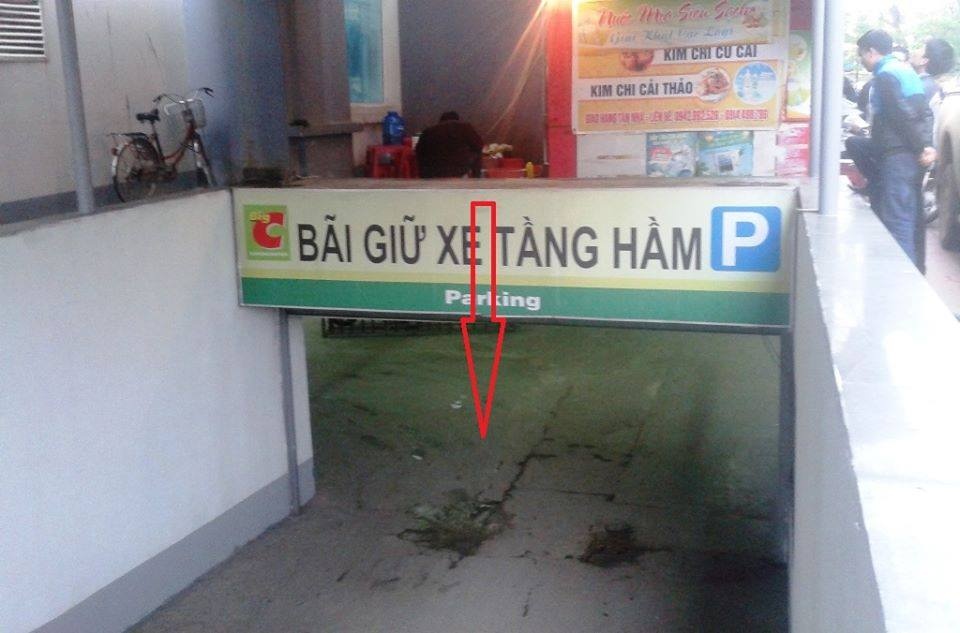 Vị trí xảy ra sự việc. Ảnh: Phạm Hòa.