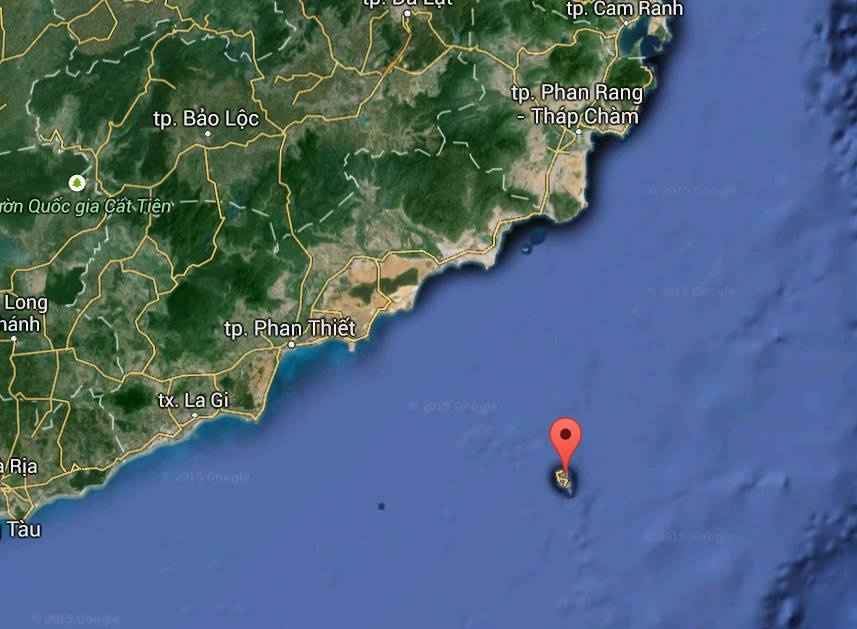 Khu vực máy bay rơi.