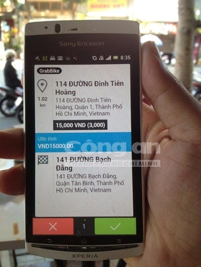 Thiếu tá Vương kể lại.