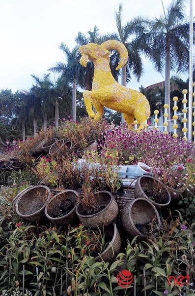 Những ngày này, người dân và du khách đến thưởng ngoạn, chụp ảnh lưu niệm ở điểm trang trí hoa trước trụ sử HĐND TP Đà Nẵng phải chứng kiến cảnh tượng phản cảm như dưới đây.