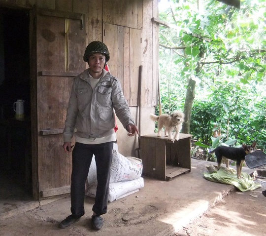 Nơi ông Huynh đưa con xuống rồi sau đó bé bị mất tích.