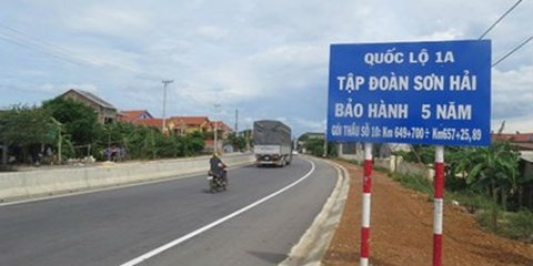 Phia sau nhung tam bien bao hanh 5 nam tren quoc lo 1 va 14 hinh anh