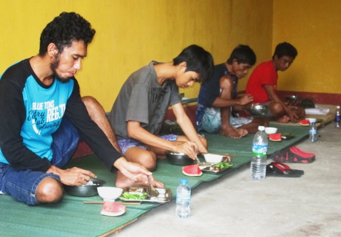 Nhóm cướp biển được chăm sóc khá tốt. 