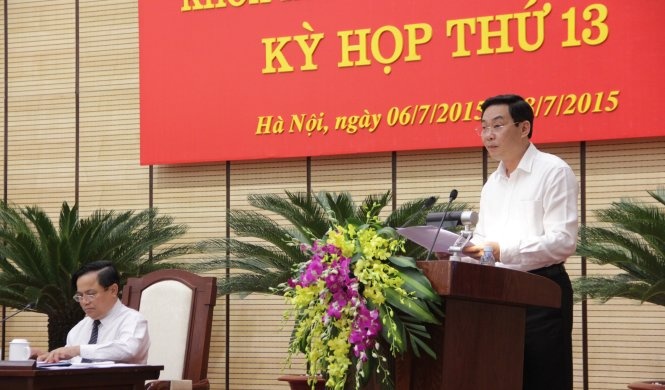 HDND Ha Noi nhat tri ten duong Mac Thai To, Mac Thai Tong hinh anh