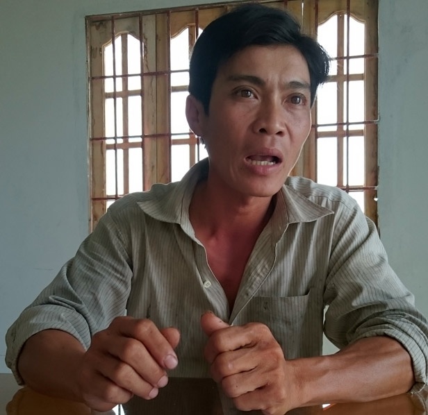 Anh Lê Quốc Dũng bức xúc trao đổi với PV việc bác sỹ tự ý mổ chân con mình mà không thông báo.