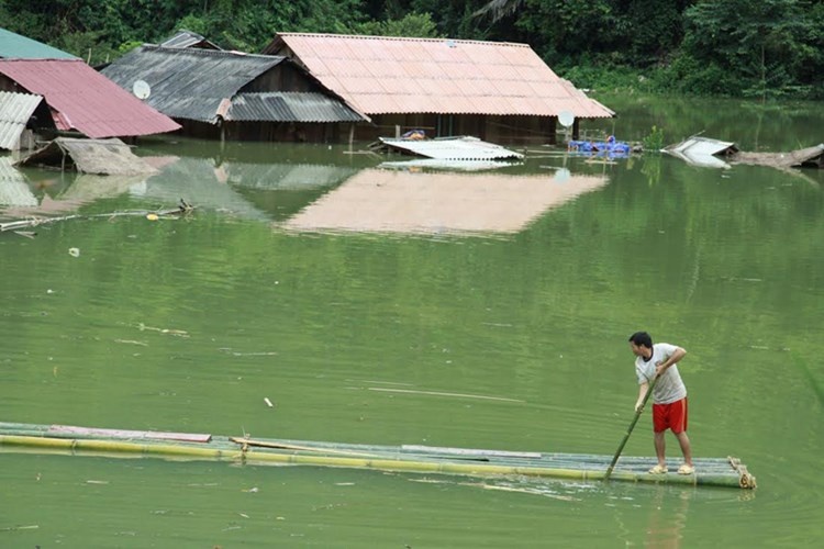 Dien Bien van ngap sau mot tuan sau lu hinh anh