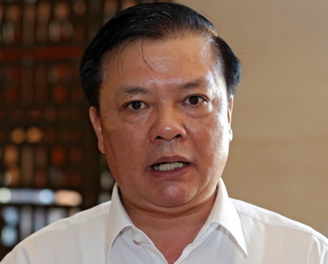 Bộ trưởng Bộ Tài chính Đinh Tiến Dũng.