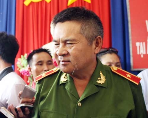 Thiếu tướng Hồ Sỹ Tiến, Cục trưởng Cục Cảnh sát hình sự (C45) Bộ Công an.