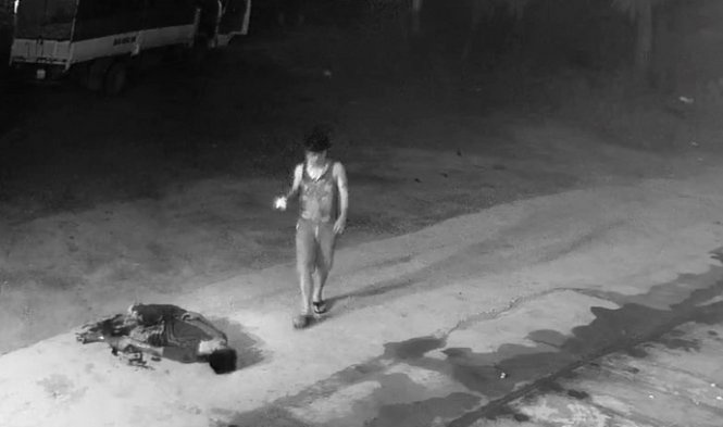 Camera ghi lai vu cuop tan cong tai xe ngu tren quoc lo 1 hinh anh