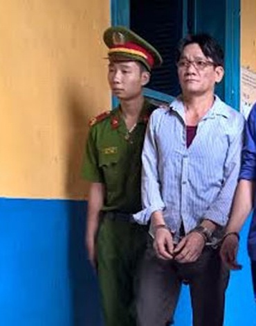 Bị cáo Hiển sau phiên xử hôm nay.