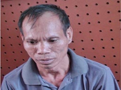 Triệu Văn Thắng tại cơ quan công an