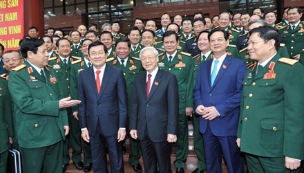 Xay dung Quan doi chinh quy, tinh nhue, tung buoc hien dai hinh anh