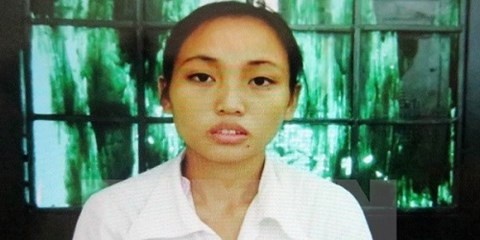 Nguyễn Thị Lan bị bắt giữ.