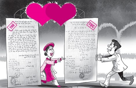 Dam cuoi, dam hoi phai lam don xin phep xa hinh anh