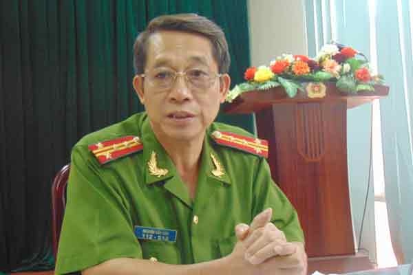 Phó giám đốc Cảnh sát PCCC Hà Nội Nguyễn Văn Sơn.